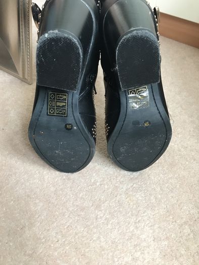 Savida Stud  Buckle Ankle  Boots