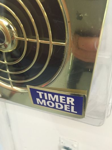 4" Brass Effect Fans Standard