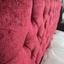 Red Frame Monaco Bed Double Size Image 3