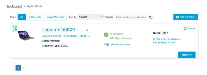 4070 32GB 3TB 1600p Legion 5i +1 Year Warranty