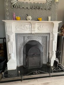 fireplace and Grant back boiler