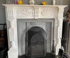 fireplace and Grant back boiler