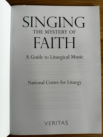 Singing the Mystery of Faith book
