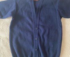 Navy school cardigan