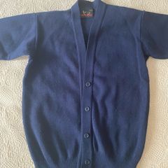 Navy school cardigan