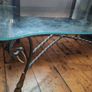 leather Armchair and glass coffee table-must take both Image 3