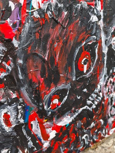 CONTROLLED FOLLY  Original Acrylic Painting | They Fight for the Future #57