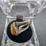 Yellowstone silver solid ring Image 2