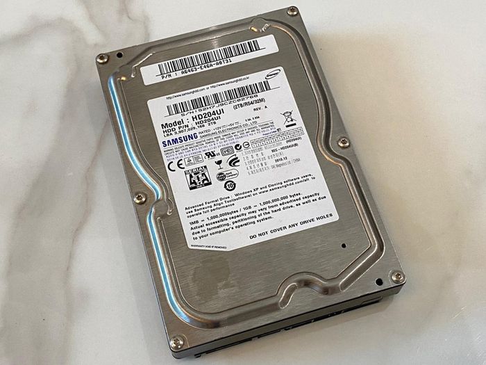 2TB Samsung HDD (HD204UI) - Tested, Clean SMART (0 Bad Sectors)