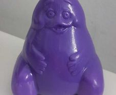 1991 McDonalds Happy Meal Toy - Grimace coin bank/ piggy bank