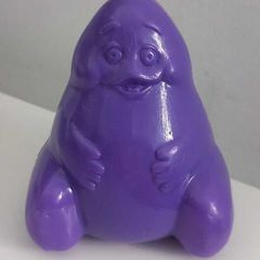 1991 McDonalds Happy Meal Toy - Grimace coin bank/ piggy bank