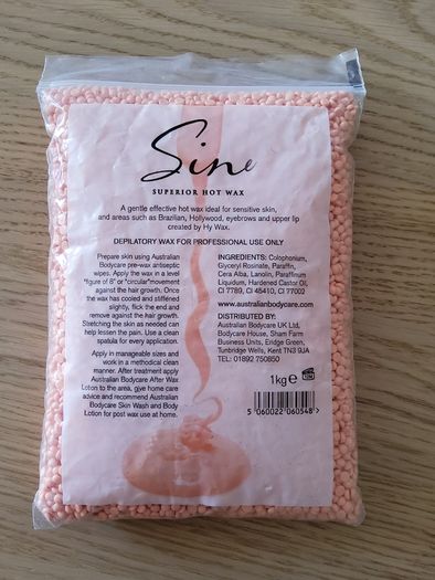 Australian Bodycare Sine Pink Sensitive Hot Wax Pellets 786g