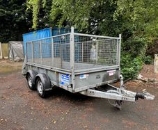 Ifor Williams GD105 10x5 Twin Axle Trailer (Mesh Sides & Ramp)