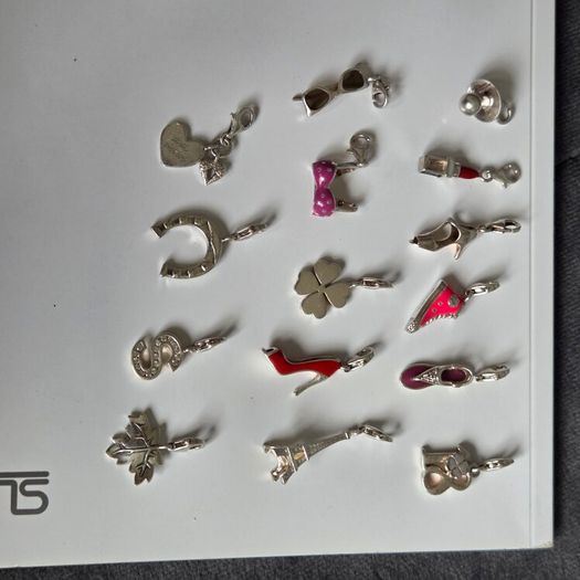Beautiful selection of Thomas Sabo sterling silver charms, including some lovely older designs. All in good condition. Sold individually,.