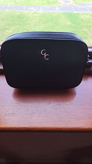 Galway Crystal Black Shoulder/ Wrist Bag
