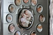 My first year (mein erstes Jahr) baby photo frame in German