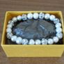 Ideal gift, ladies costume faux beige pearl and crystal diamante bracelet Image 3