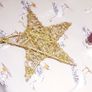 Gold Wooden Christmas Star Image 2