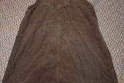 M&amp;S green corduroy pinafore, 9-10 yrs