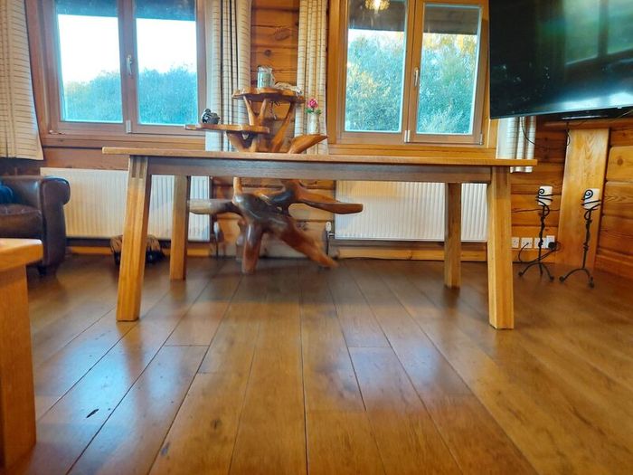 new Solid Oak table