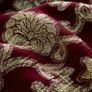 Christmas burgundy viscose Skirt Image 2