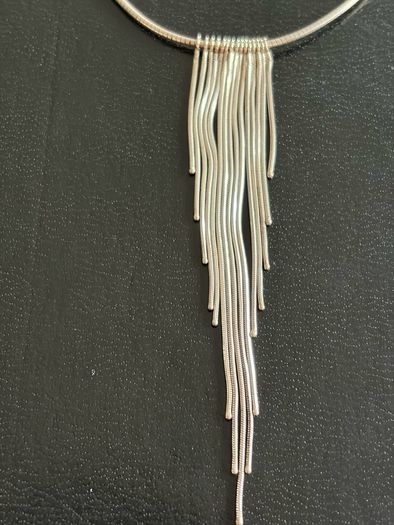 silver necklace