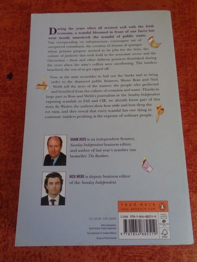 Wasters by Shane Ross & Nick Webb Book for Sale