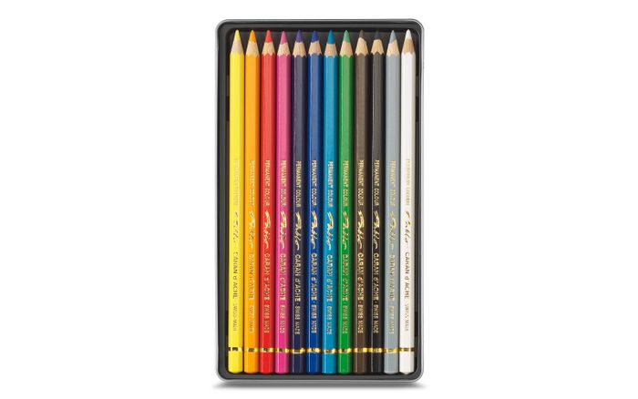 Caran dAche Pablo Colour Pencils (12 in a Metal Box)