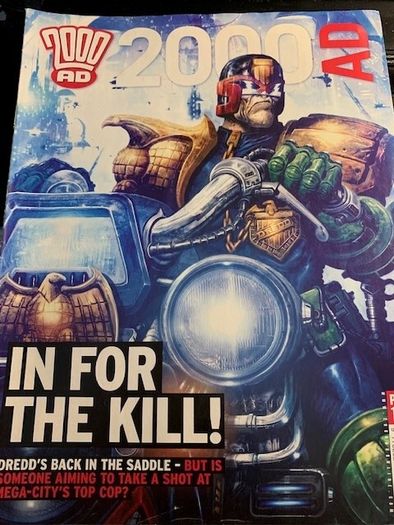 2000 AD Featuring Judge Dredd Progs 1754- 1758 complete running 5th Oct 2011-2nd Nov 2011- IPC Magazines