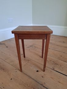 FREE small inlaid mahogany winr table