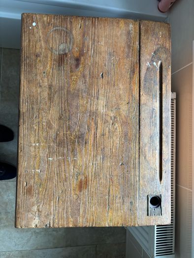 vintage school desk