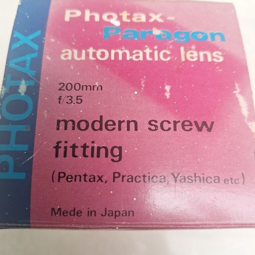 Camera lens x 2 sizes