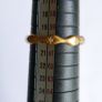 Vintage Sterling Silver 925 - 18KT Gold Plated Laura CZ Ring 2,67g size S Image 6