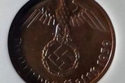War-time Germany 1939A 1 Reichspfennig NGC Graded MS65 BN