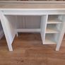 White desk with shelves Image 4