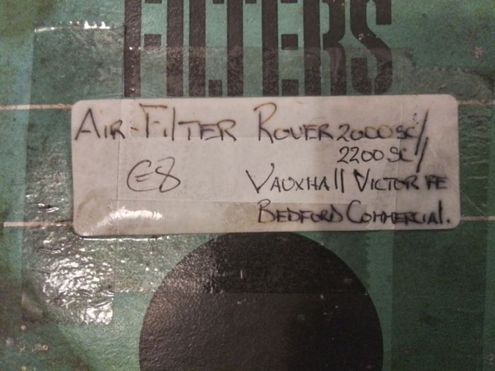Rover 2000SC / 2200SC Air Filter.