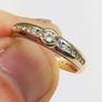 18ct Yellow & White Gold Diamond Eternity Ring Image 6
