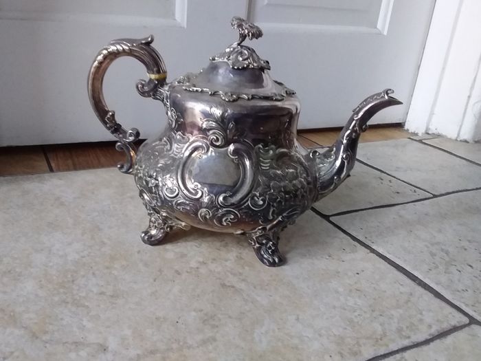 Antique Silver Plated Teapot