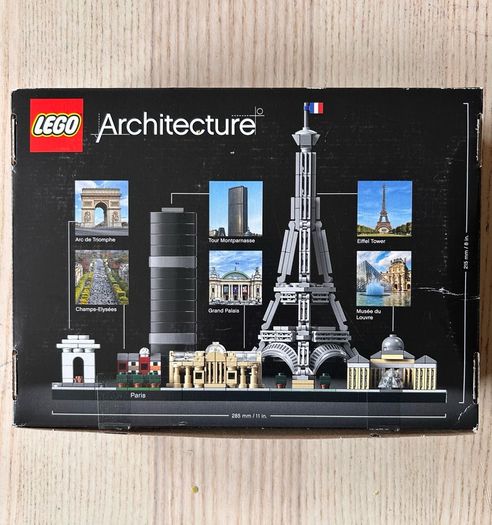 Lego architecture, New York, and Paris skylines