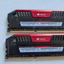 Corsair 159376 CMY16GX3M2A2400C11R Vengeance Pro Series 16GB (2x8GB) DDR3 2400Mhz CL11 XMP Performance Desktop Memory Kit - Black, Red Image 2