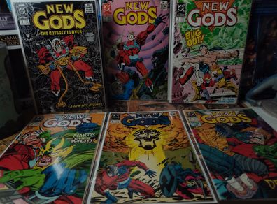 New Gods ! First 6 Isssues ! Copper Age Comics from 1989 ! by DC Comics !