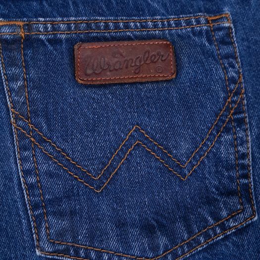Wrangler Texas Dark Blue Denim Straight Leg Jeans W39/L29