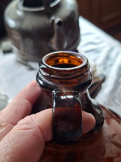 Amber Glass and Clear Glass Demijohn Bottles, Price is for 1 Only,. Postage Available or Collection,
