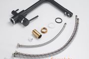 BRAND NEW Filter Kitchen Faucets Deck Mounted Mixer Tap 360 Rotation with Water Purification Features Mixer Tap Crane For Kitchen WF-0175