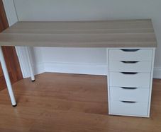 Ikea desk (top n 2 legs only) drawers NOT included