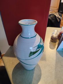 Stoneware Jackson Pottery Modern Design Vase 11 INCHES Design, Ireland Great Display