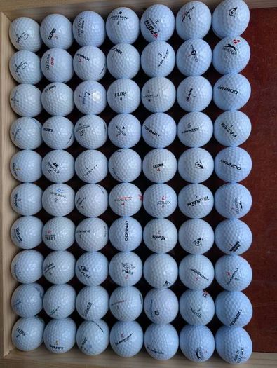 Mixed golf balls