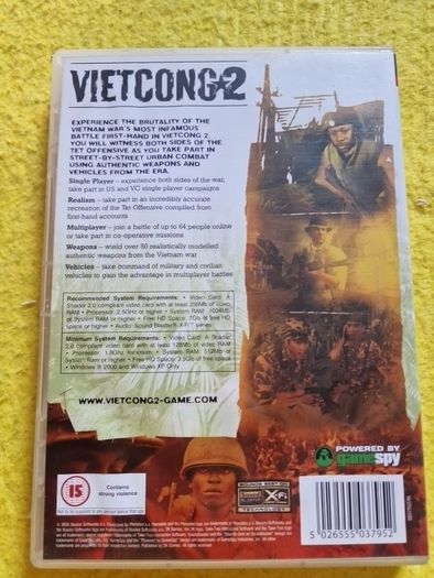 Vietcong 2 Pc Dvd Rom  Games Original