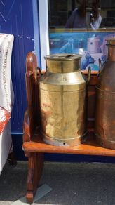 Continental Brass Milk Churn