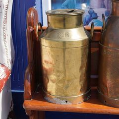 Continental Brass Milk Churn